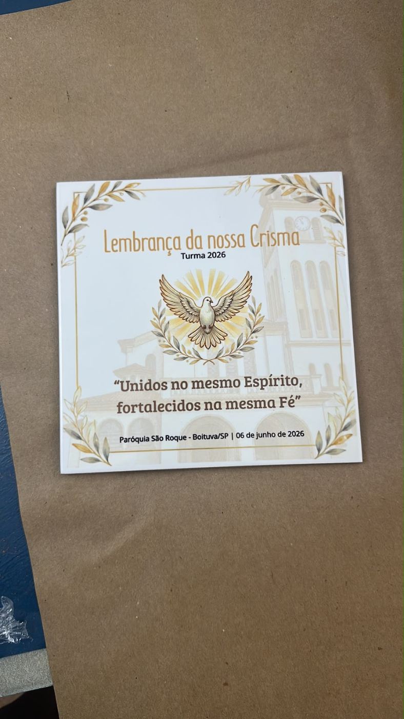 Lembrança de Crisma — Paróquia São Roque